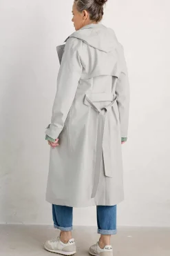 Coats & Jackets<Seasalt Cornwall Penweathers Waterproof Trench Coat Driftwood