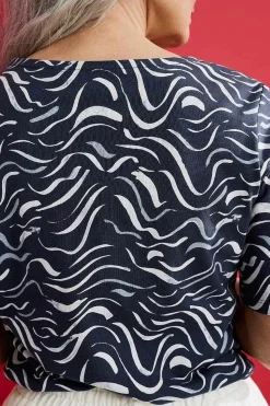 Tops<Seasalt Cornwall Poisson Jersey Top (Gots) Tide Lines Maritime