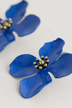 Jewellery<Seasalt Cornwall Pollinator Flower Stud Earrings Lunaria Blue Jay