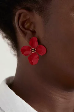 Jewellery<Seasalt Cornwall Pollinator Flower Stud Earrings Lunaria Blue Jay