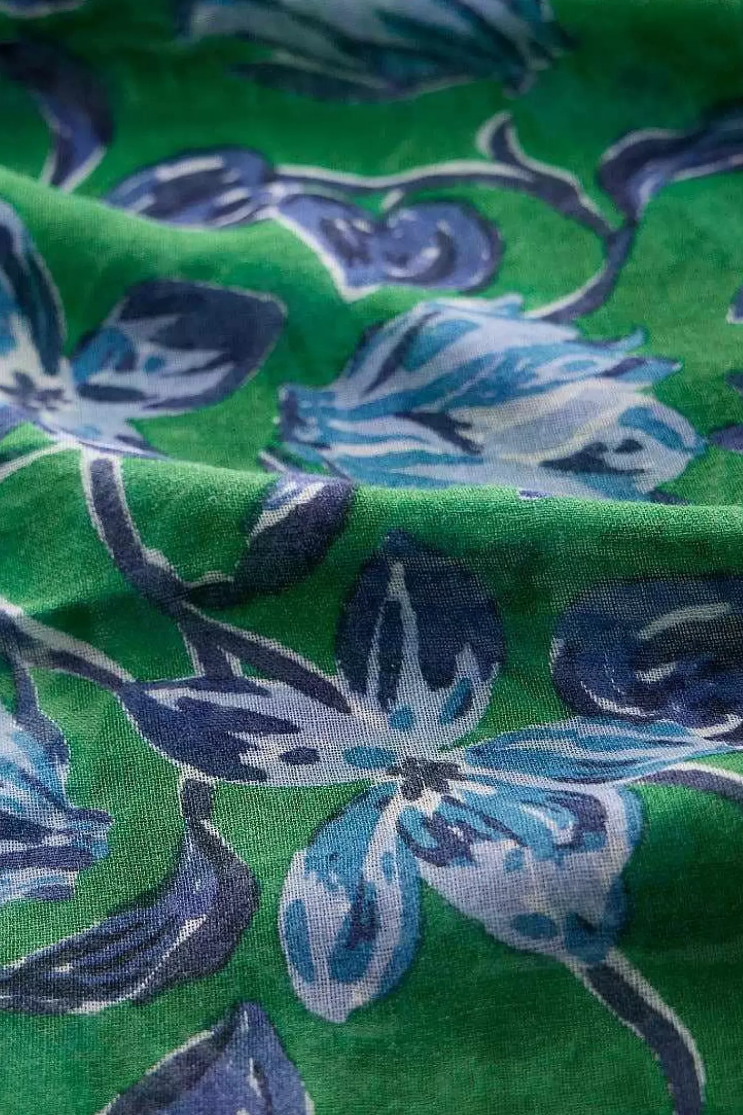 Scarves & Shawls<Seasalt Cornwall Pretty Printed Scarf Cyclamen Island