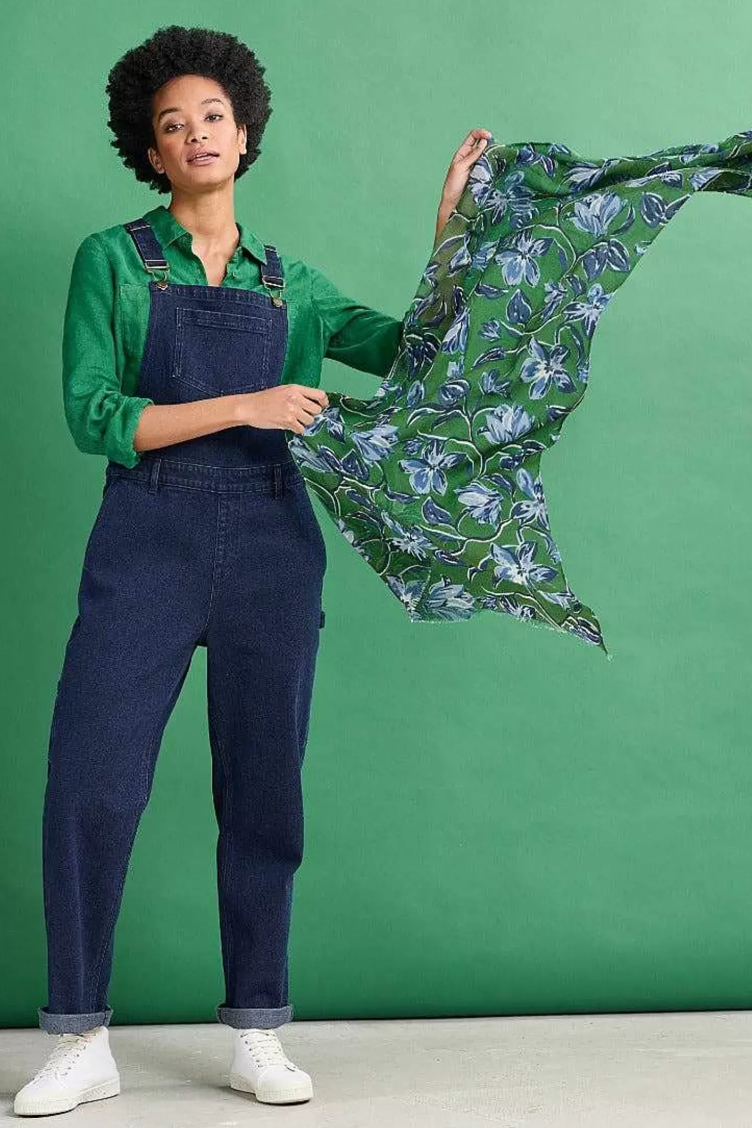 Scarves & Shawls<Seasalt Cornwall Pretty Printed Scarf Cyclamen Island