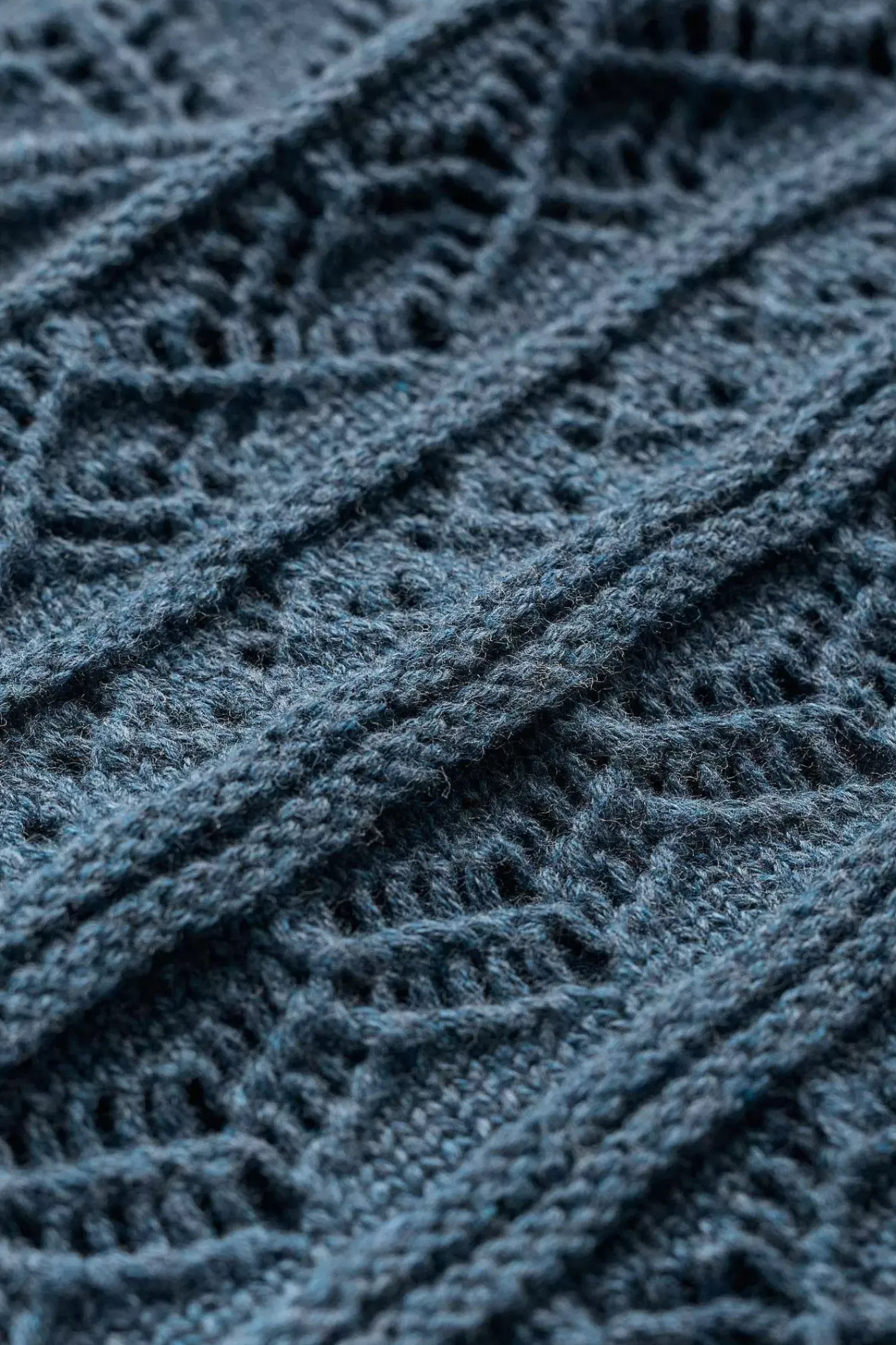 Knitwear<Seasalt Cornwall River Cross Pointelle Knit Top Light Squid