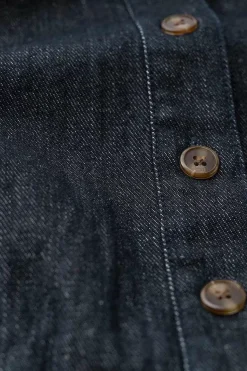 Dresses<Seasalt Cornwall River Rock Midi Pinafore Dress Dark Indigo Wash