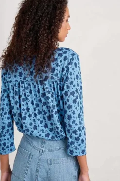 Tops<Seasalt Cornwall River's End Jersey Top Growing Ivy Clear Sky