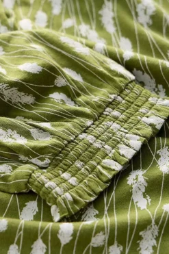 Tops<Seasalt Cornwall Rosehip V-Neck Jersey Top Dried Grass Dark Citron