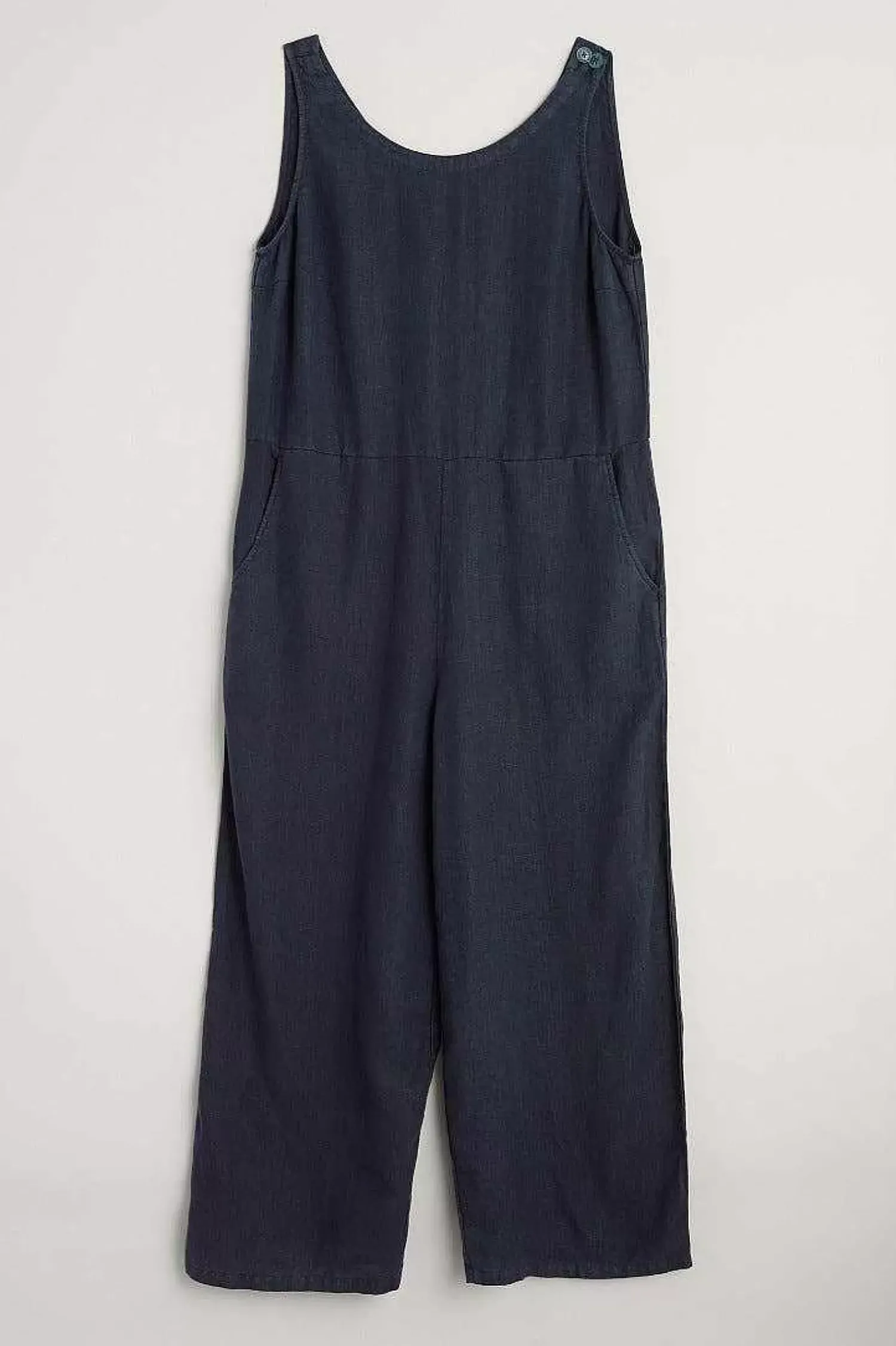 Trousers & Shorts<Seasalt Cornwall Salt Air Linen Jumpsuit Maritime