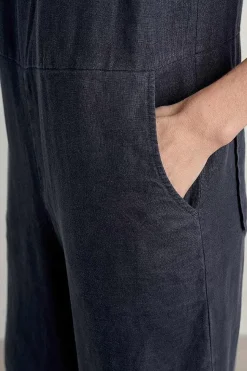 Trousers & Shorts<Seasalt Cornwall Salt Air Linen Jumpsuit Maritime