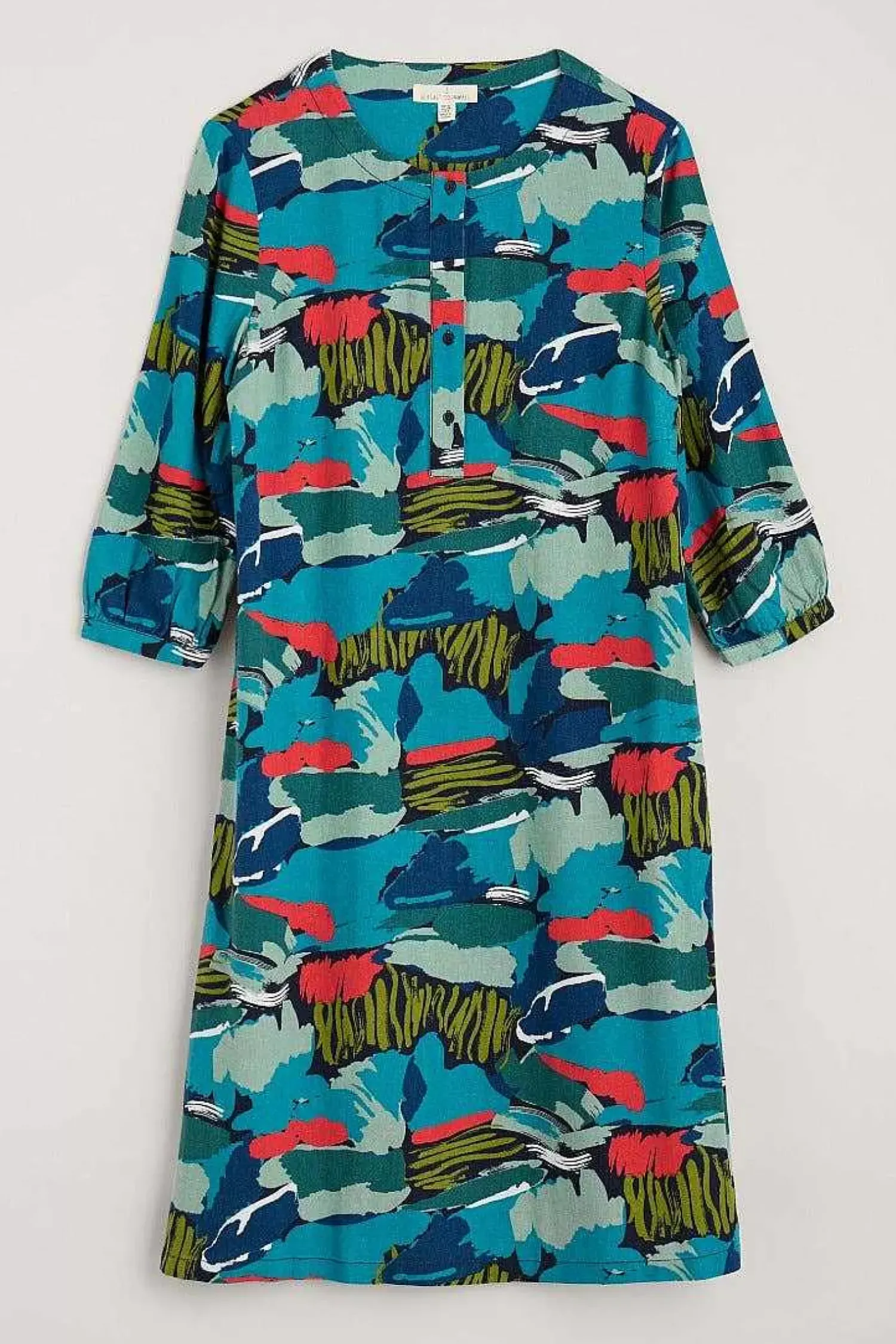 Dresses<Seasalt Cornwall Sea Call A-Line Dress Painted Marsh Maritime