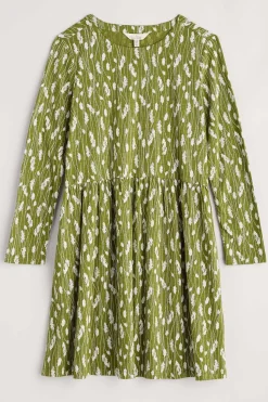 Dresses<Seasalt Cornwall Sea Mirror Jersey Dress Dried Grass Dark Citron
