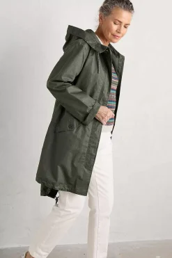 Coats & Jackets<Seasalt Cornwall Seafaring Waterproof Coat Trellis