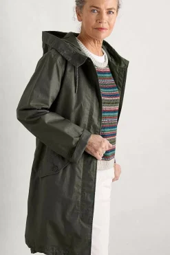Coats & Jackets<Seasalt Cornwall Seafaring Waterproof Coat Trellis
