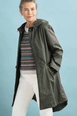 Coats & Jackets<Seasalt Cornwall Seafaring Waterproof Coat Trellis