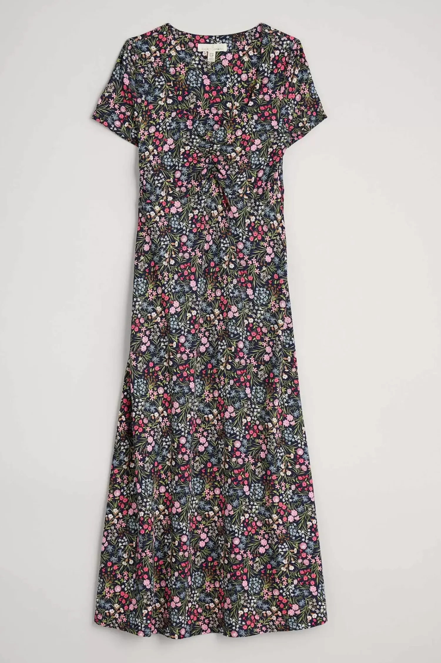 Dresses<Seasalt Cornwall Secret Cove Empire Line Midi Dress Campion Field Maritime