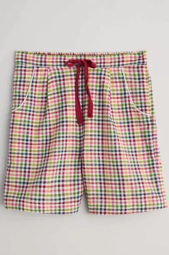 Nightwear<Seasalt Cornwall Senara Checked Summer Pyjamas Quartz Mini Pebble Multi