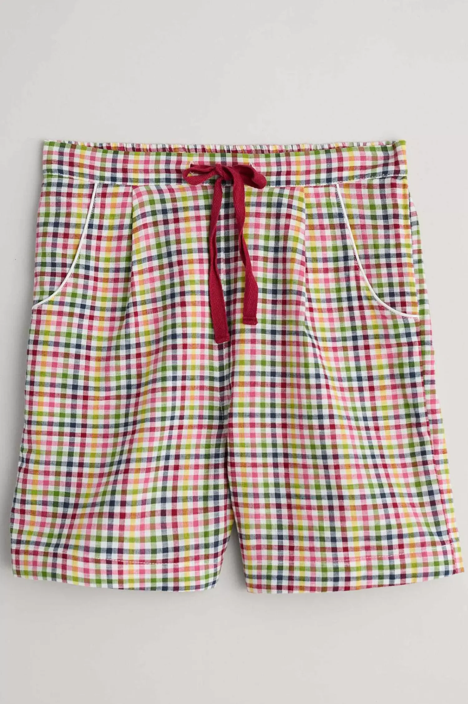 Nightwear<Seasalt Cornwall Senara Checked Summer Pyjamas Quartz Mini Pebble Multi