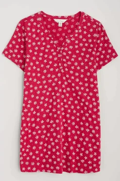 Tops<Seasalt Cornwall Short-Sleeved Risso Top Seadance Ditsy Rudder