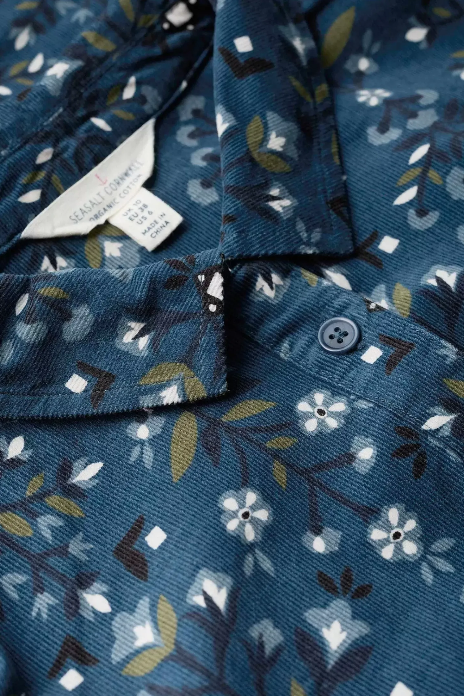 Tunics<Seasalt Cornwall Sky Sketch Needlecord Tunic Floral Blanket Dark Lugger