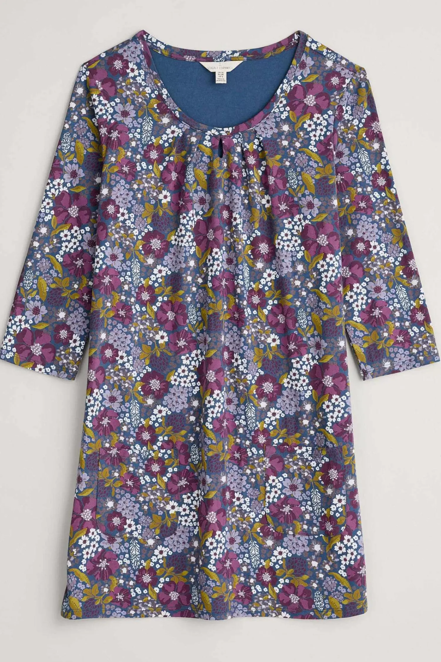 Tunics<Seasalt Cornwall Star Dance Jersey Tunic Dense Floral Squall