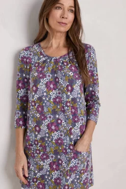 Tunics<Seasalt Cornwall Star Dance Jersey Tunic Dense Floral Squall