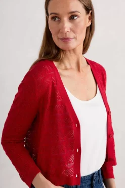 Knitwear<Seasalt Cornwall Sweet Day Cotton Cardigan Rudder