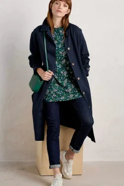 Tunics<Seasalt Cornwall Tall Waves Jersey Tunic Flower Meadow Maritime