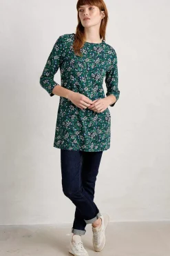 Tunics<Seasalt Cornwall Tall Waves Jersey Tunic Flower Meadow Maritime