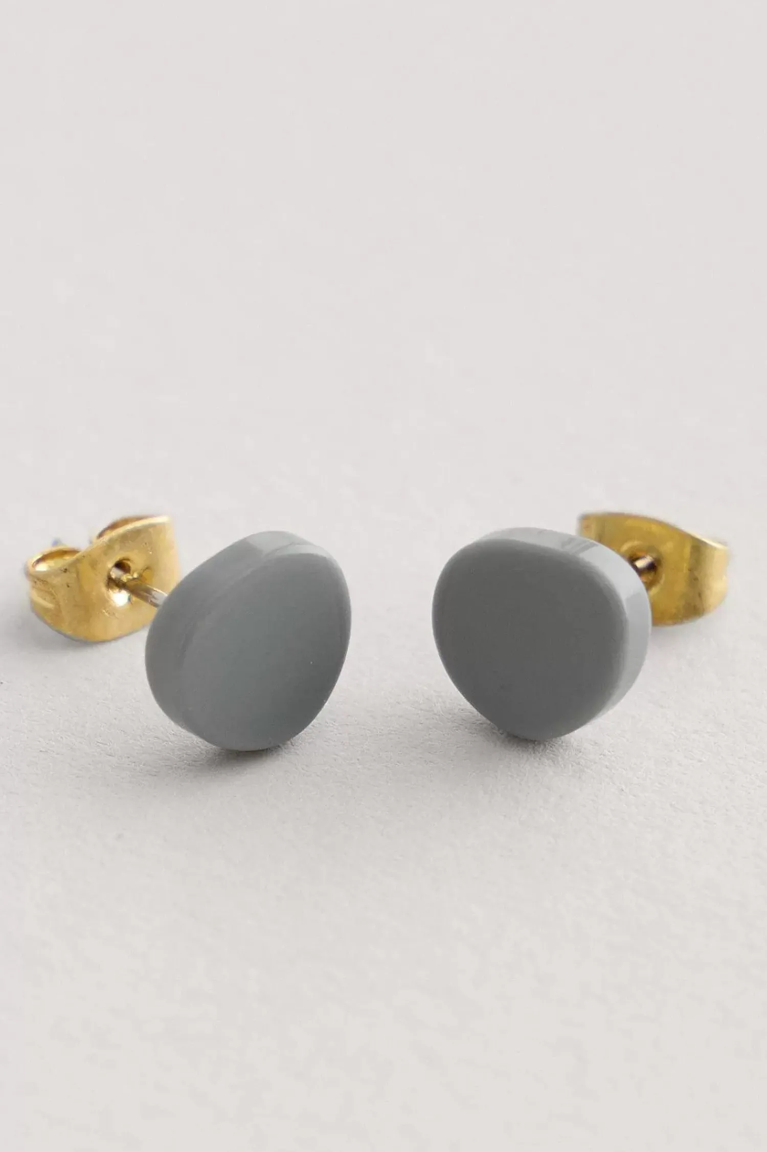 Jewellery<Seasalt Cornwall Talland Smooth Stud Earrings Papaya
