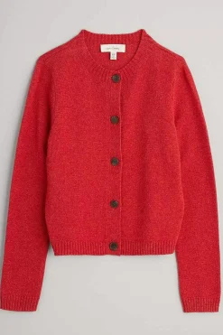 Knitwear<Seasalt Cornwall Tern Tide Cardigan Tomato