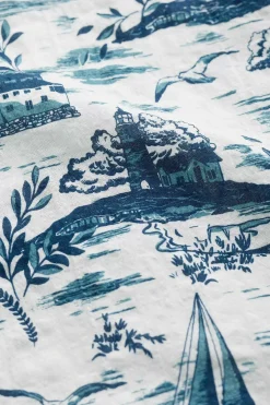 Tops<Seasalt Cornwall Treasury Short Sleeve Blouse Toile Seaside Chalk