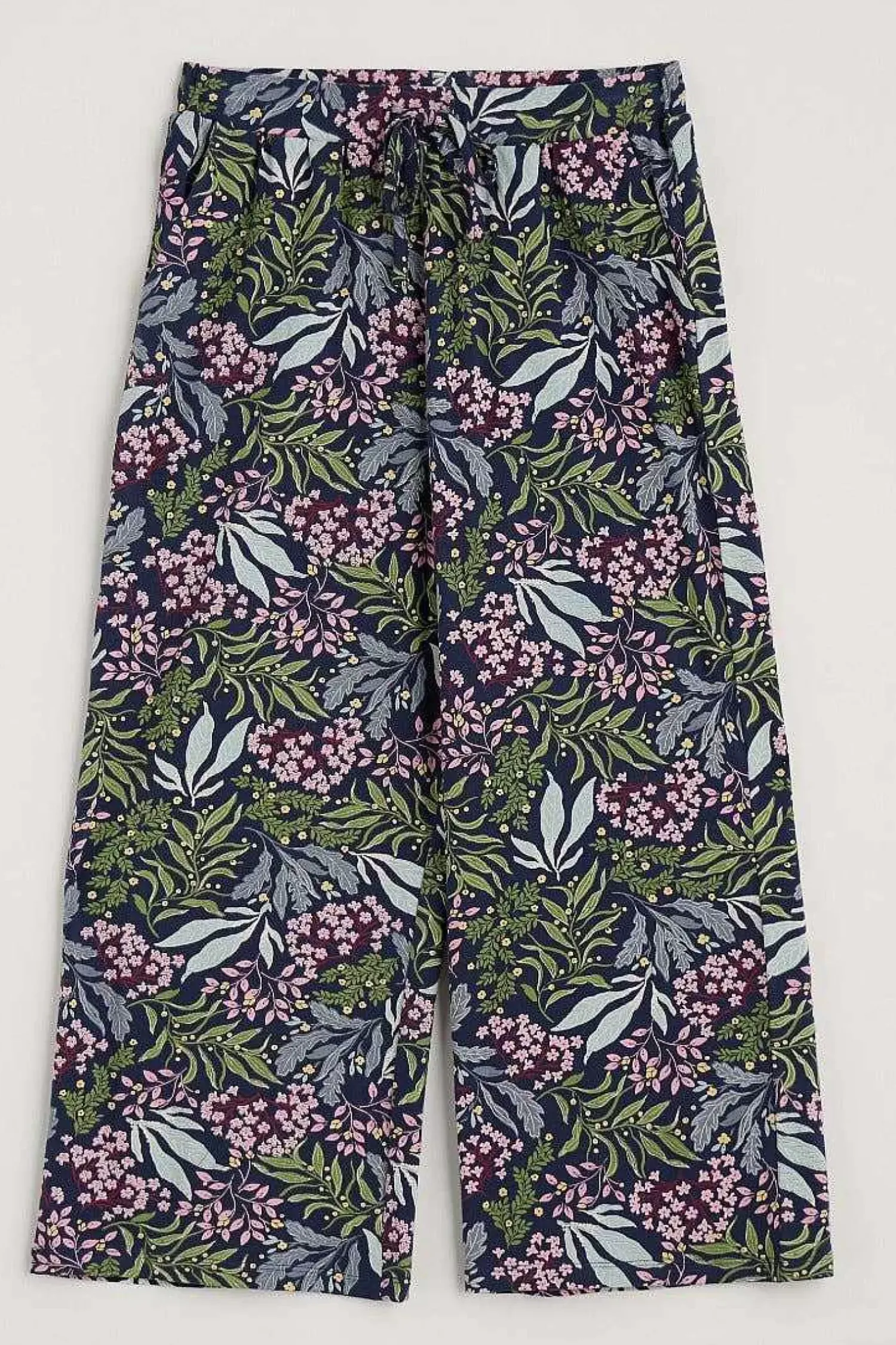 Nightwear<Seasalt Cornwall Tree Shadow Jersey Pyjamas Riverbed Floral Maritime