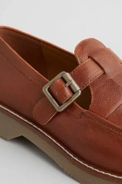 Shoes<Seasalt Cornwall Tresmeer Leather Shoes Rich Tan