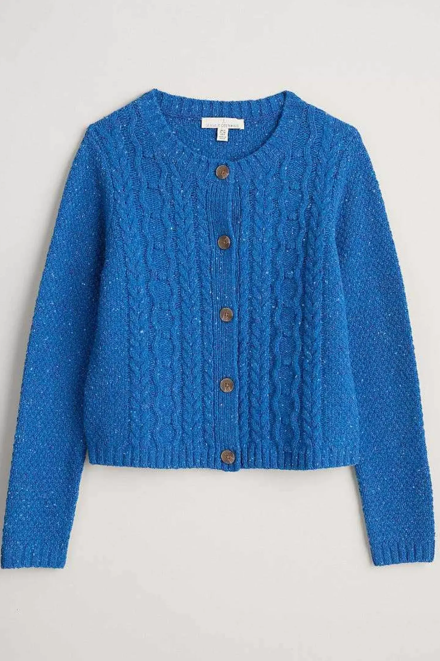 Knitwear<Seasalt Cornwall Tressa Merino Blend Cable Knit Cardigan Waterside