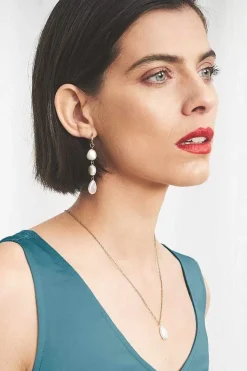 Jewellery<Seasalt Cornwall Valency Freshwater Pearl Drop Earrings Arthek Mix