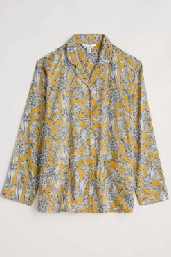 Nightwear<Seasalt Cornwall View Point Pyjamas Woodland Garlic Dark Dijon