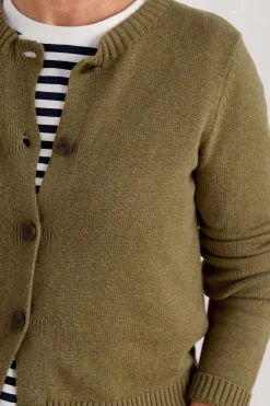 Knitwear<Seasalt Cornwall Wheal Pool Organic Cotton Cardigan Fern Moss