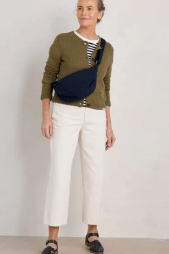 Knitwear<Seasalt Cornwall Wheal Pool Organic Cotton Cardigan Fern Moss