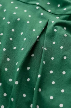 Dresses<Seasalt Cornwall Wild Bouquet 3/4 Sleeve Midi Dress Little Sponge Spot Copse