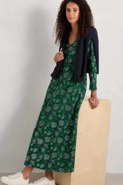 Dresses<Seasalt Cornwall Willow Blossom Dress Woodland Garlic Maritime