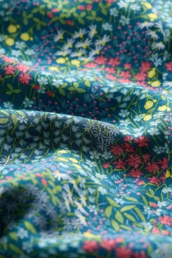 Dresses<Seasalt Cornwall Wilsey Empire Line Flared Sleeve Dress Coastal Meadow Light Squid