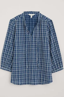 Tops<Seasalt Cornwall Winnard 3/4 Sleeve Top (Gots) Betony Squall
