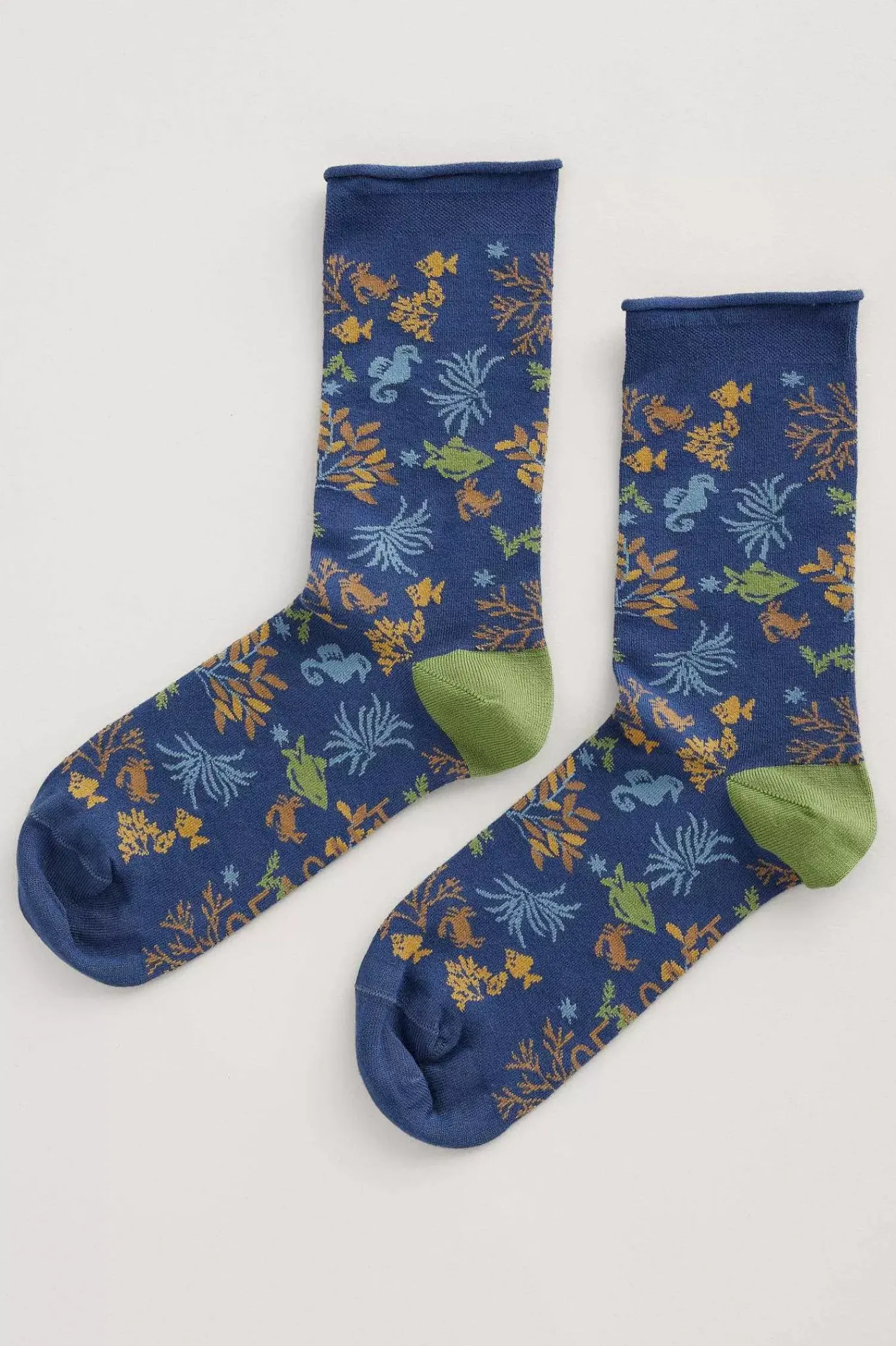 Socks & Tights<Seasalt Cornwall Women's Arty Socks Salt Marsh Maritime