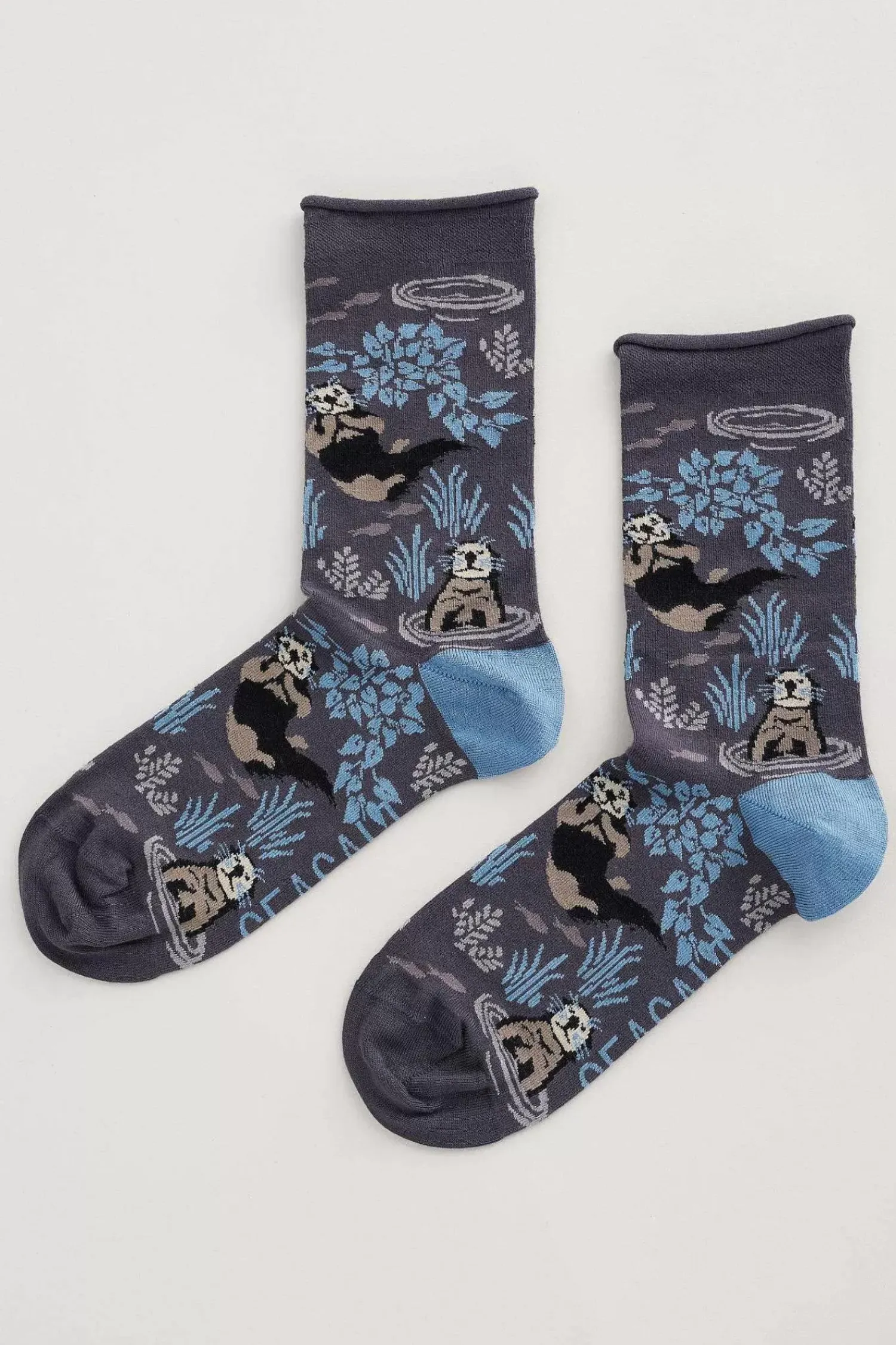 Socks & Tights<Seasalt Cornwall Women's Arty Socks Salt Marsh Maritime