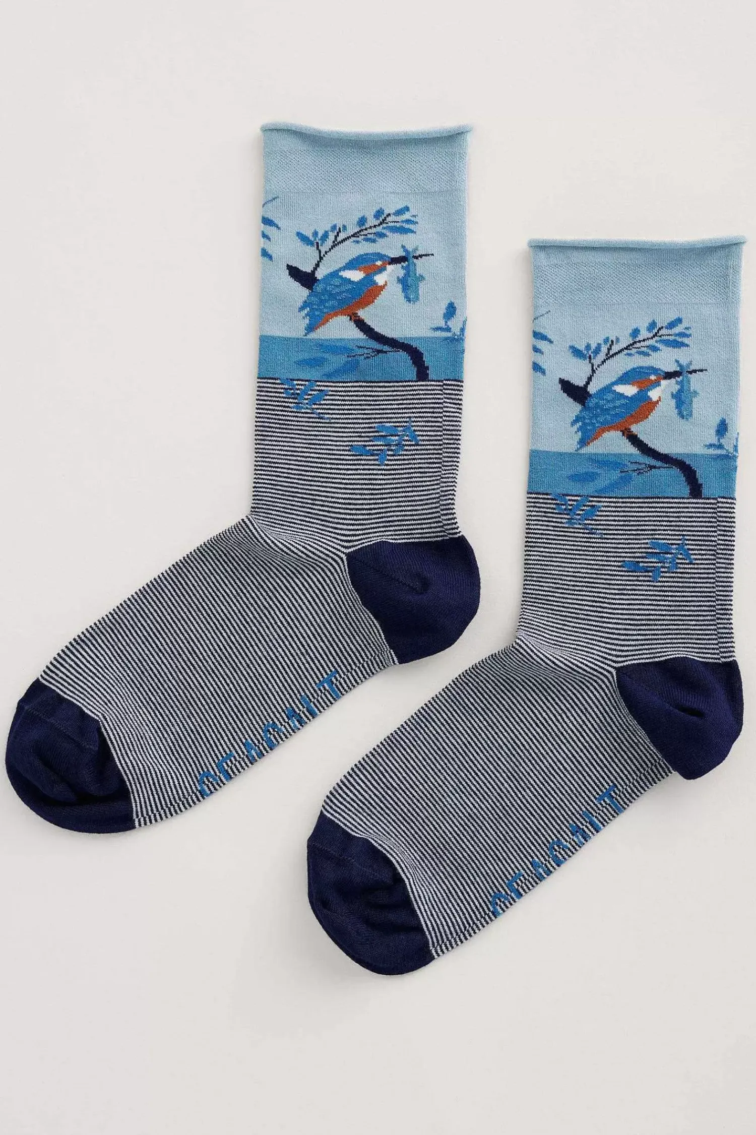 Socks & Tights<Seasalt Cornwall Women's Arty Socks Salt Marsh Maritime