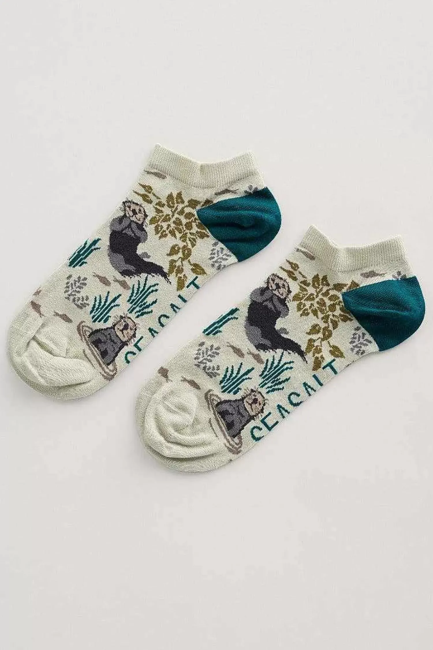 Socks & Tights<Seasalt Cornwall Women's Arty Trainer Socks Reed Whistle Aran