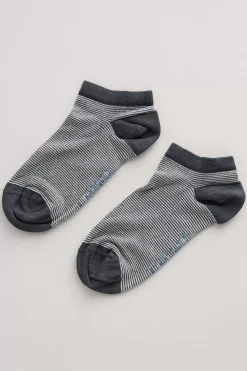 Socks & Tights<Seasalt Cornwall Women's Everyday Trainer Socks Spot Stripe Dusk