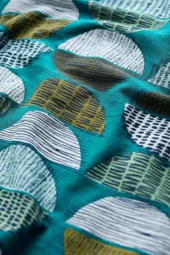 Dresses<Seasalt Cornwall Wood Rush Short Sleeve Jersey Dress Circle Markings Seaway