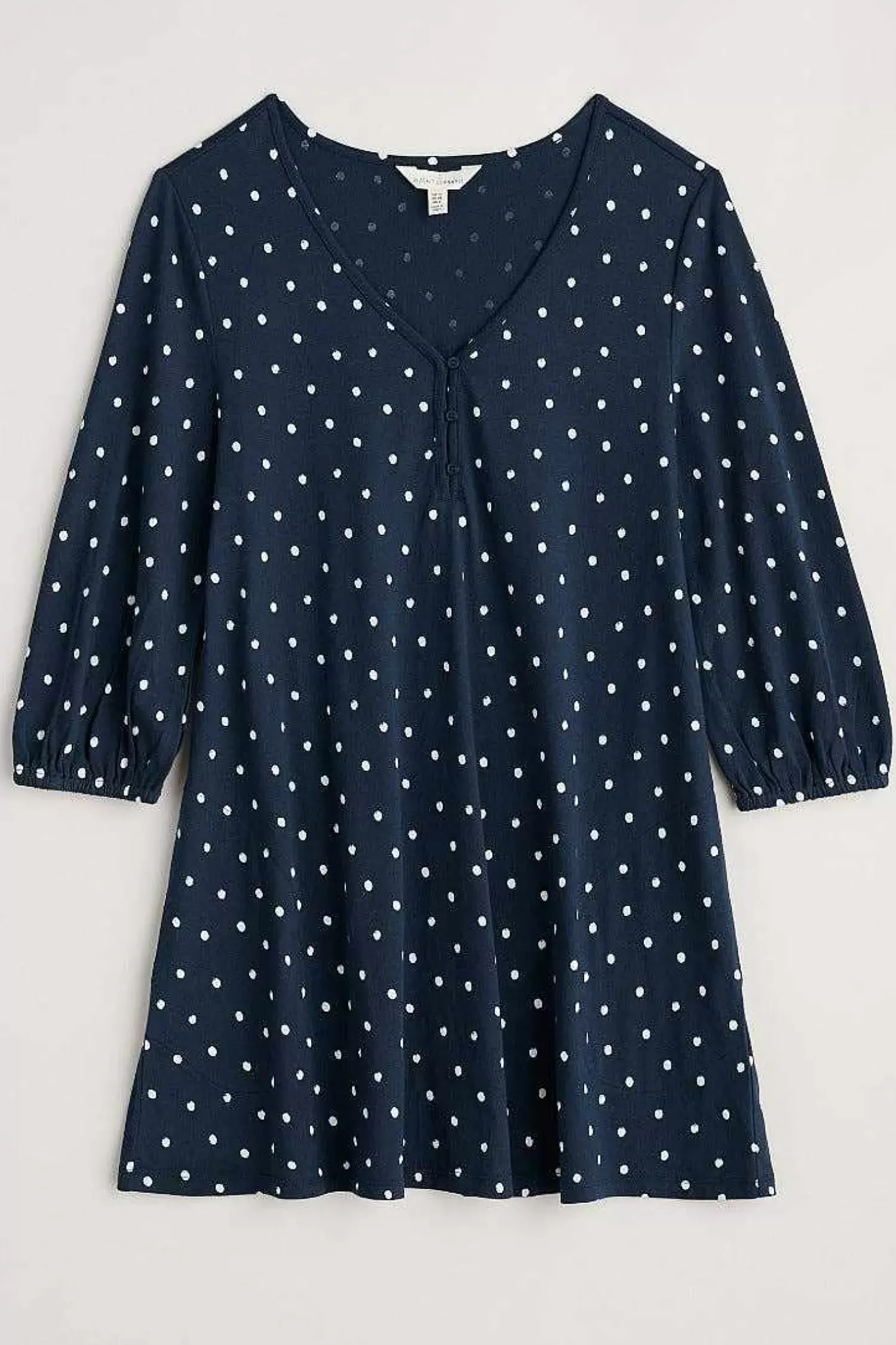 Tunics<Seasalt Cornwall Wren Jersey Tunic Little Sponge Spot Maritime