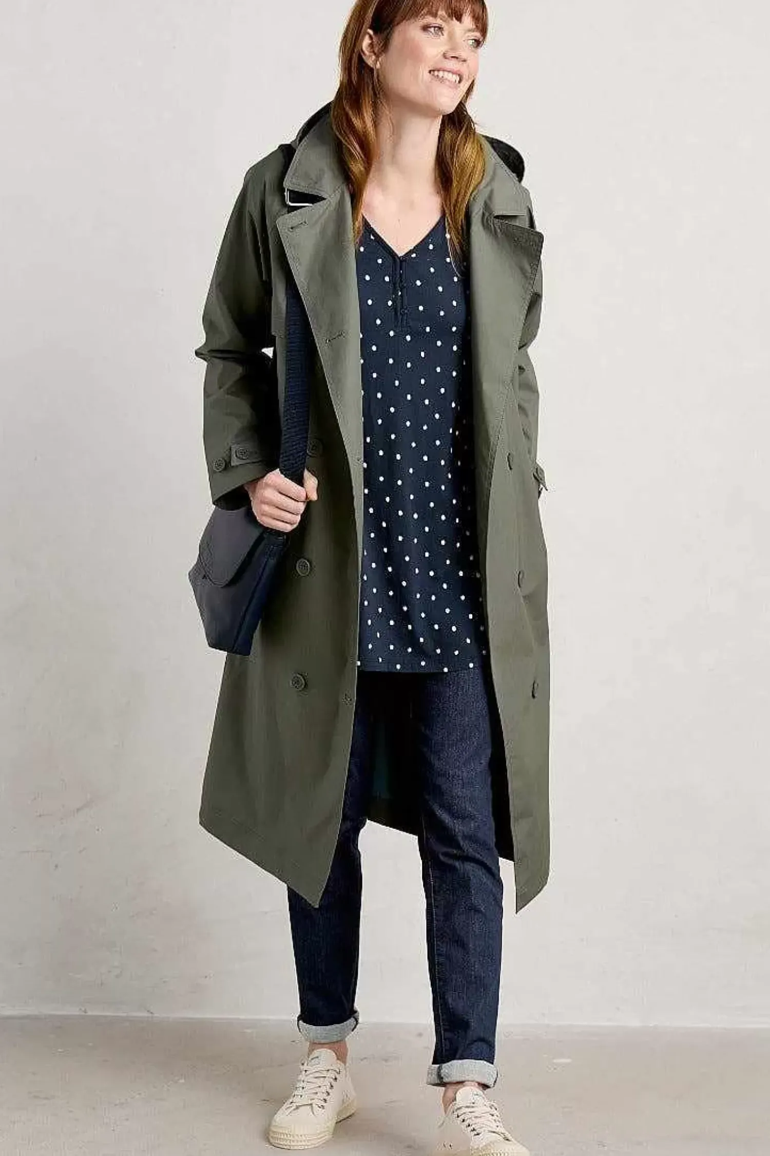 Tunics<Seasalt Cornwall Wren Jersey Tunic Little Sponge Spot Maritime